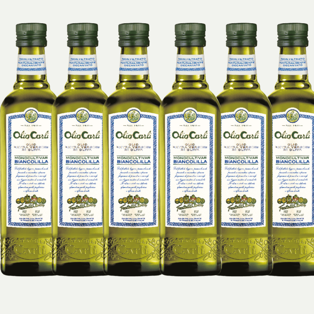 Olio Extra Vergine di Oliva Monocultivar Biancolilla 1L / 6 Bottiglie