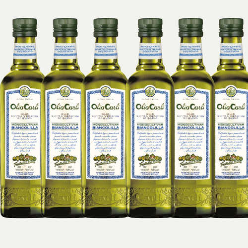 Olio Extra Vergine di Oliva Monocultivar Biancolilla 1L / 6 Bottiglie