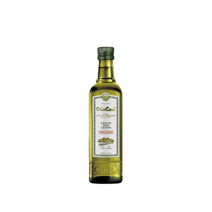 Olio Extra Vergine di Oliva Cento per Cento Italiano - 12 Bottiglie